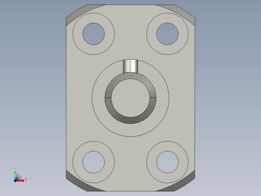 JF0801_5-4滚珠丝杆3D模型前视缩略图