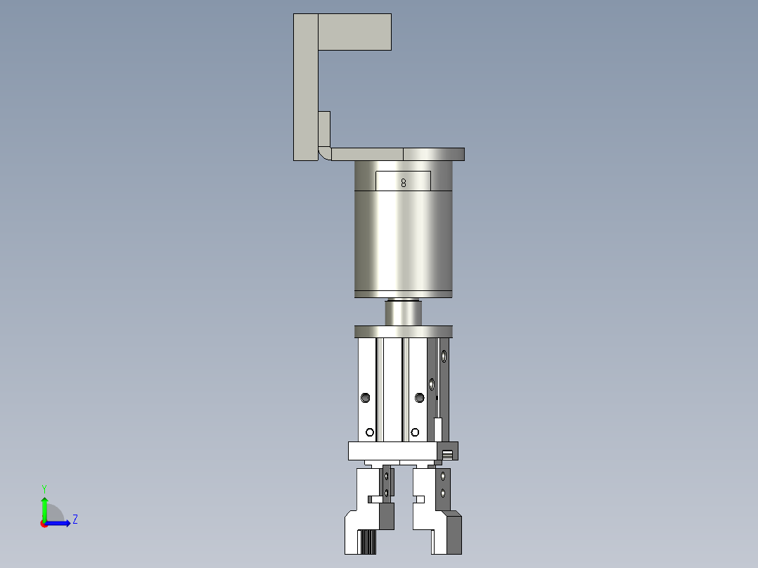 SLZZ-01D-B-00-旋钮组左视图