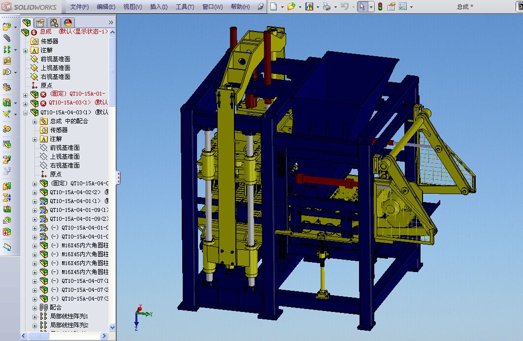 全自动制砖机械QT10-1