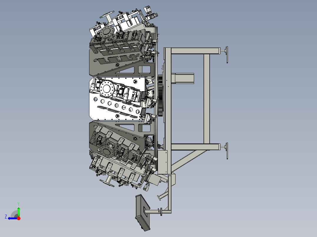 32DE-G04-10循环灌蜡机右视图