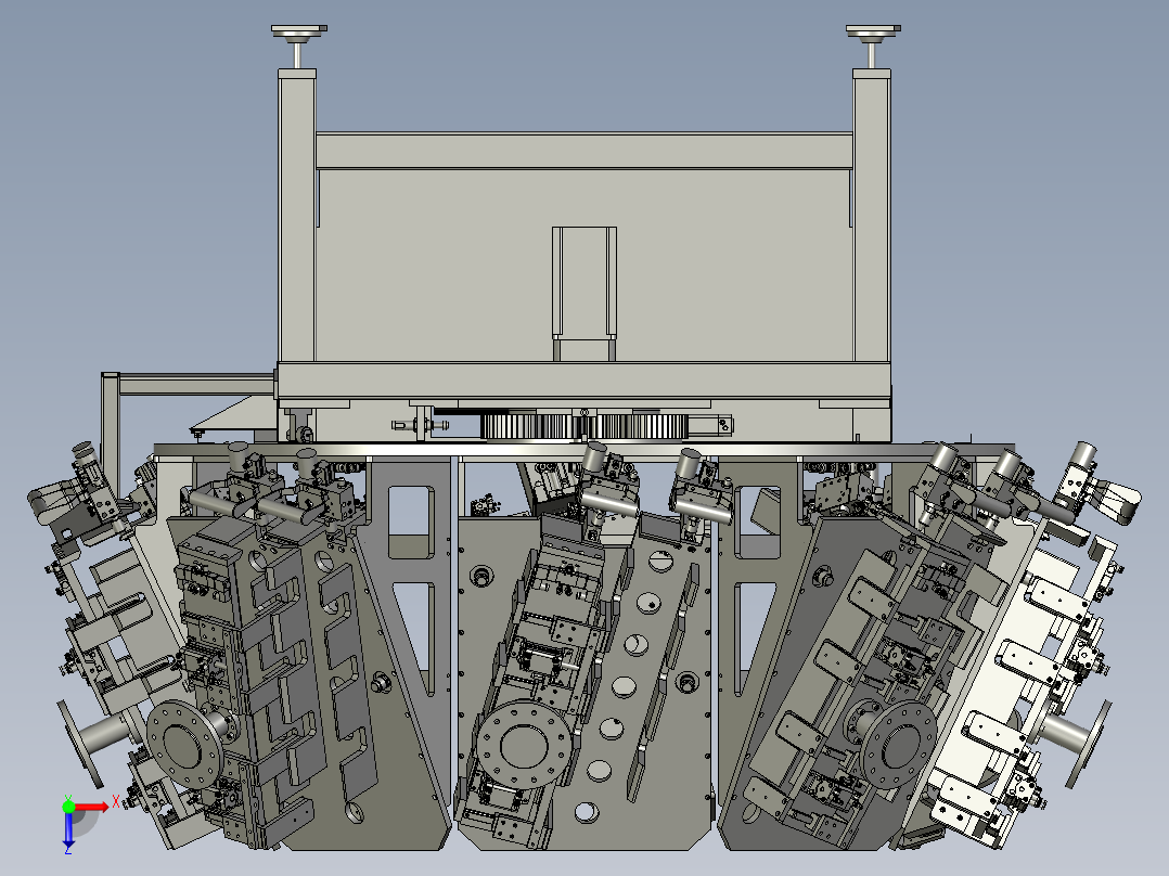 32DE-G04-10循环灌蜡机俯视图