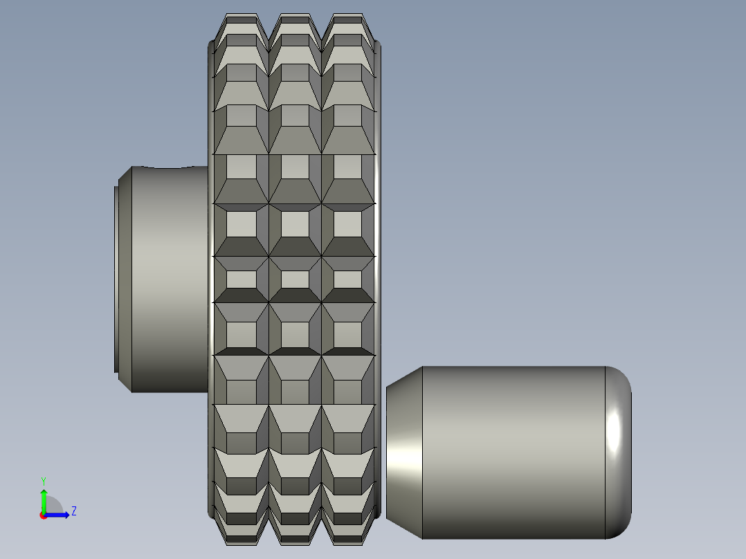 CHBK40-手轮-MISUMI-下料滑道-R20左视图