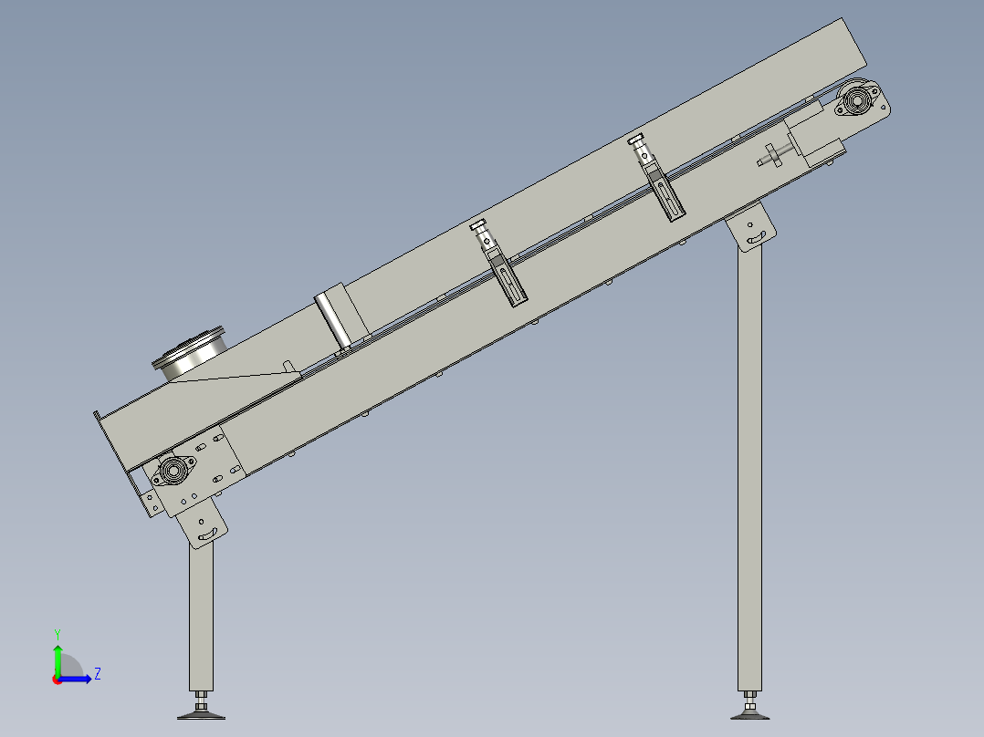 y05-白河-延安-延安-小药理料前斜皮带一-Y左视图