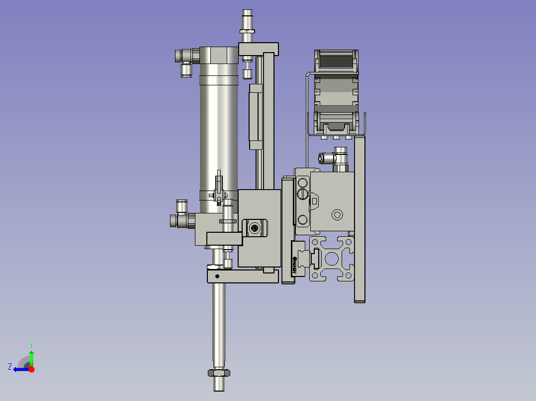 BBBB-X200-Z100移载机械手右视图