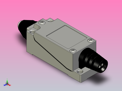 YBLX-ME8111行程开关三维模型202011