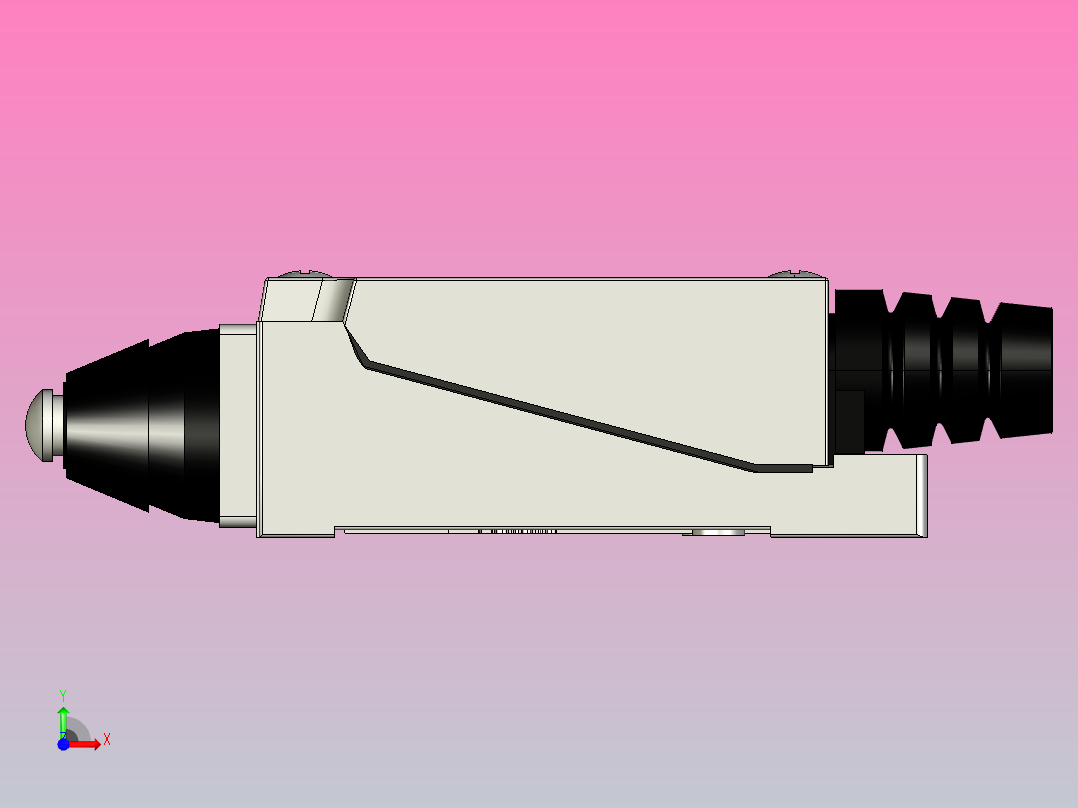 YBLX-ME8111行程开关三维模型202011前视图