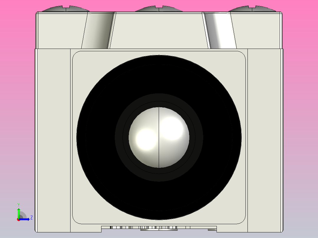 YBLX-ME8111行程开关三维模型202011左视图