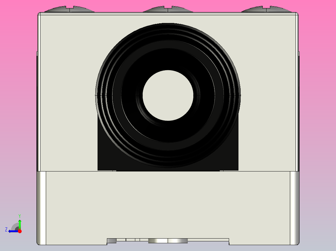 YBLX-ME8111行程开关三维模型202011右视图