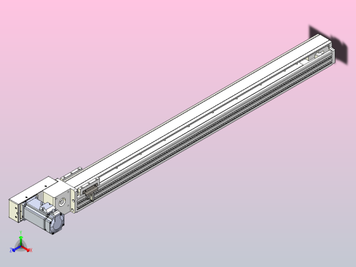 皮带直线轴半封闭可选导轨TPA-HNB-85S-90-L900-ML-C-P20-N3