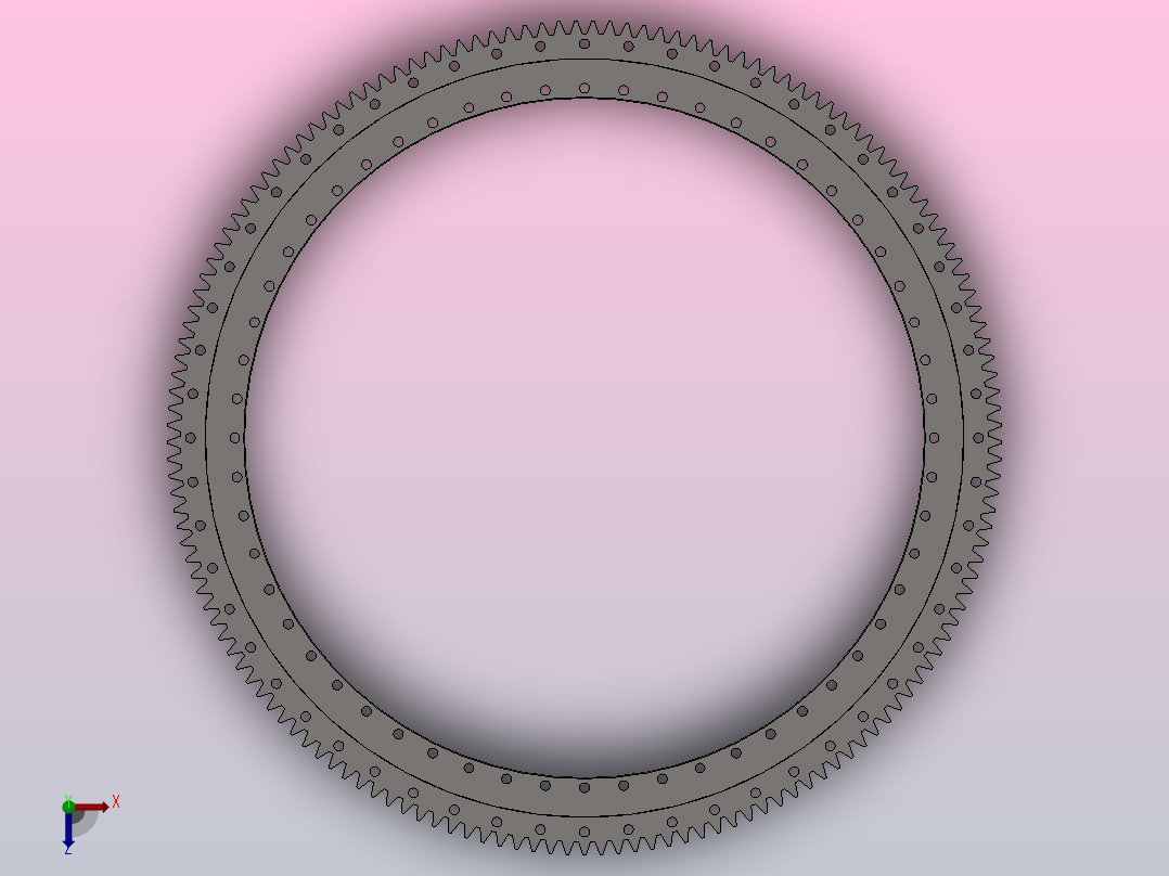 外齿式双排四点接触球转盘轴承_031.50.2500俯视图