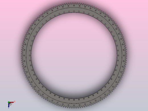 外齿式双排四点接触球转盘轴承_031.50.2500俯视缩略图