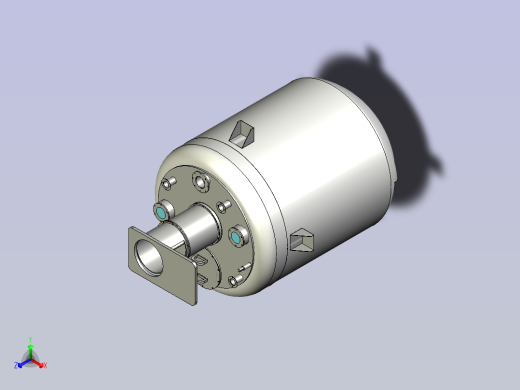 贴壁盘管反应器正等轴测缩略图