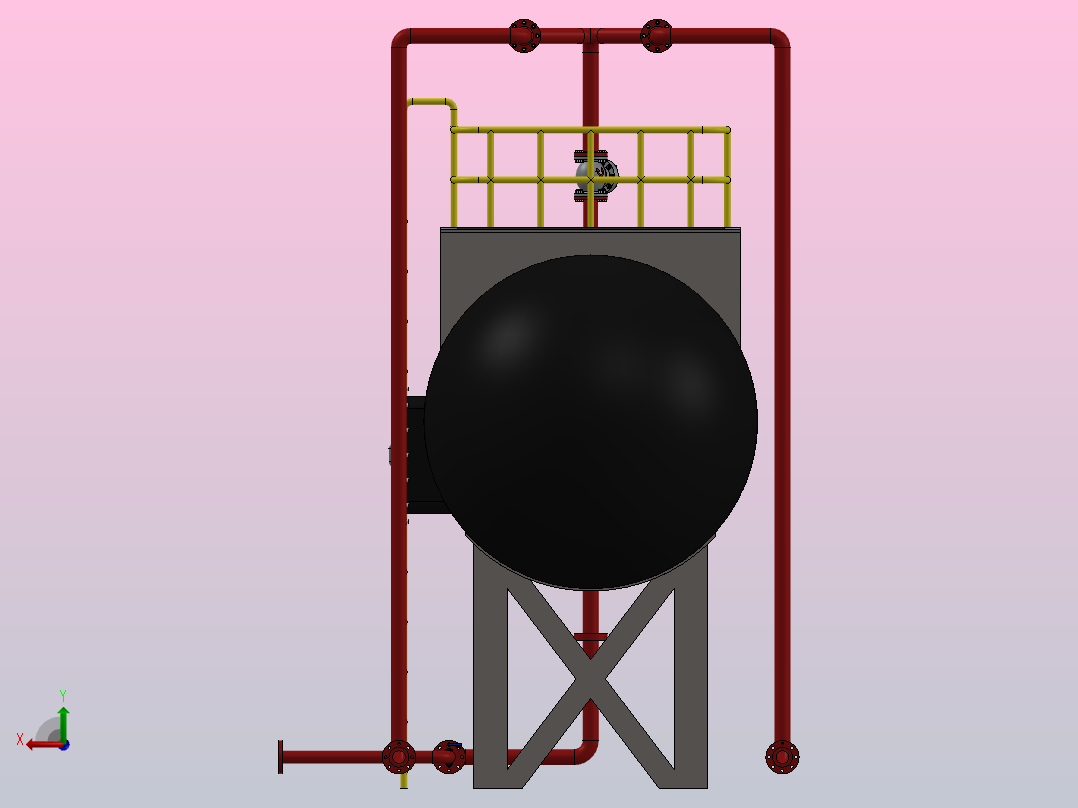 油箱燃料后视图