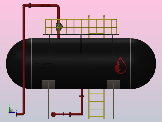 油箱燃料左视缩略图