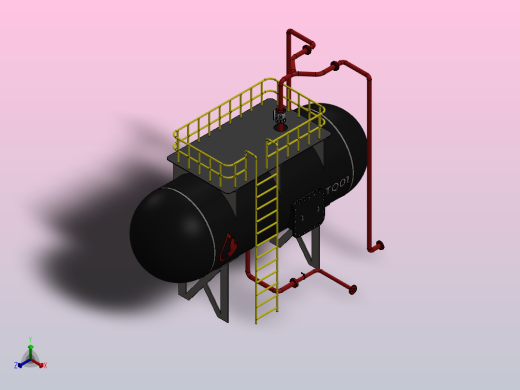 油箱燃料正等轴测缩略图