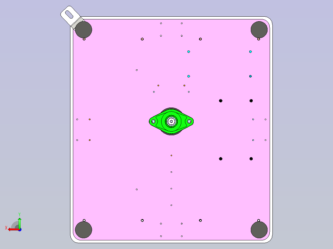 离心搅拌机后视图