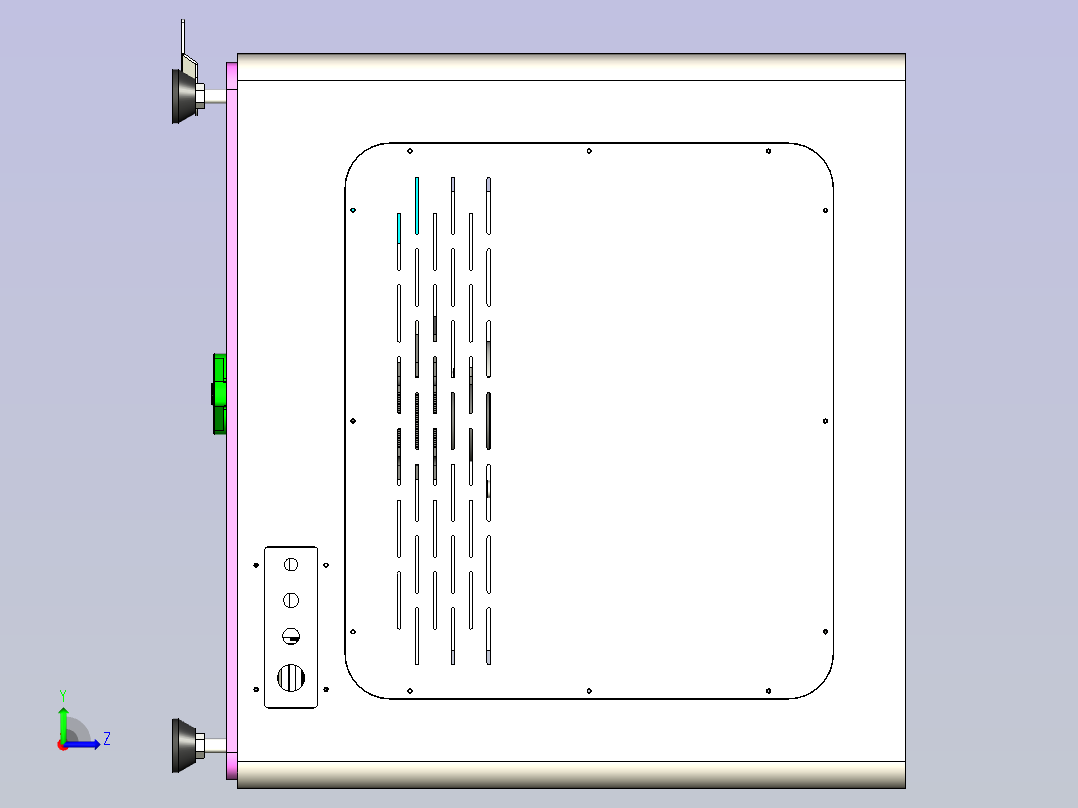 离心搅拌机左视图