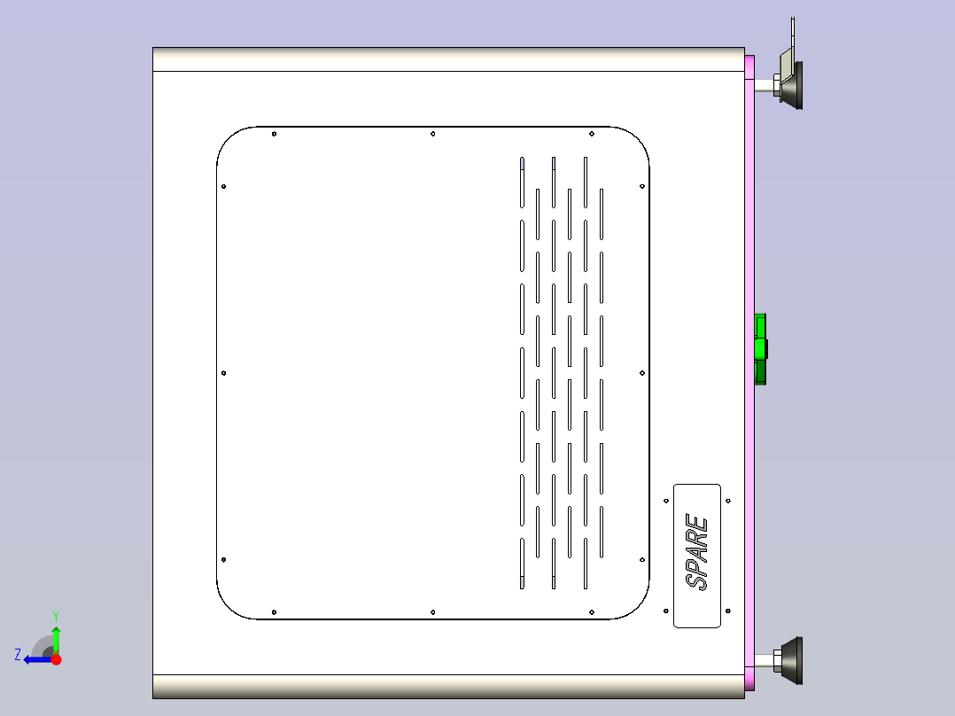 离心搅拌机右视图