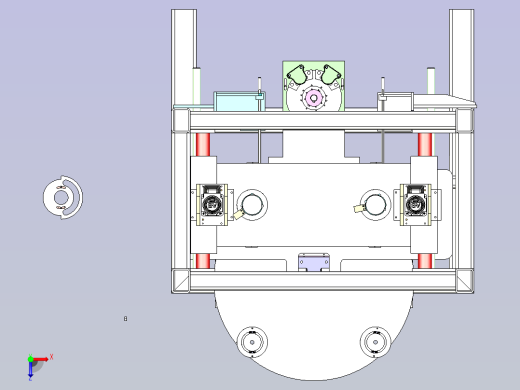 全自动电机绕线设备3D图俯视缩略图