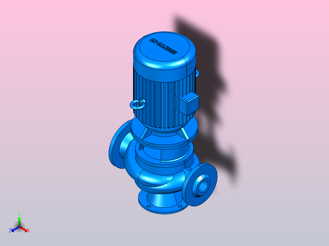 GW系列排污泵[GW40-15-30-2.2]主视图