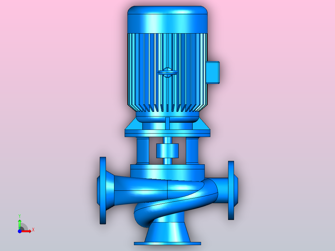 GW系列排污泵[GW40-15-30-2.2]前视图