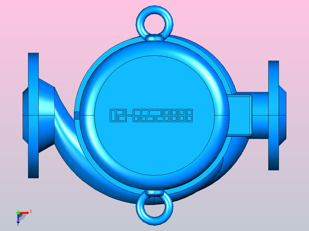 GW系列排污泵[GW40-15-30-2.2]俯视图