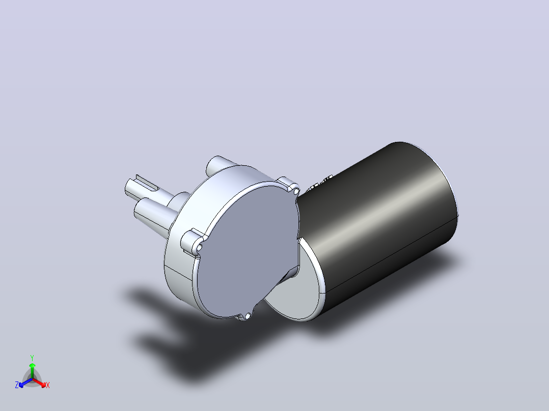 kyt 95-2415020 l 24V 150转-分DC直流电动机 Silecek Motoru主视图