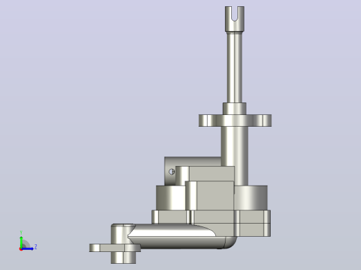 车用发动机齿轮泵逆向设计-ProE+CAD+说明书左视缩略图