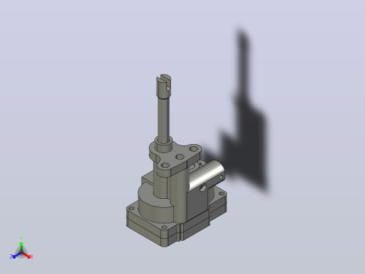 车用发动机齿轮泵逆向设计-ProE+CAD+说明书正等轴测缩略图
