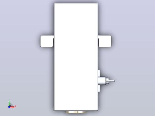 EC50电缸-折返式伺服电动缸_EC50-150-BM-100W前视缩略图