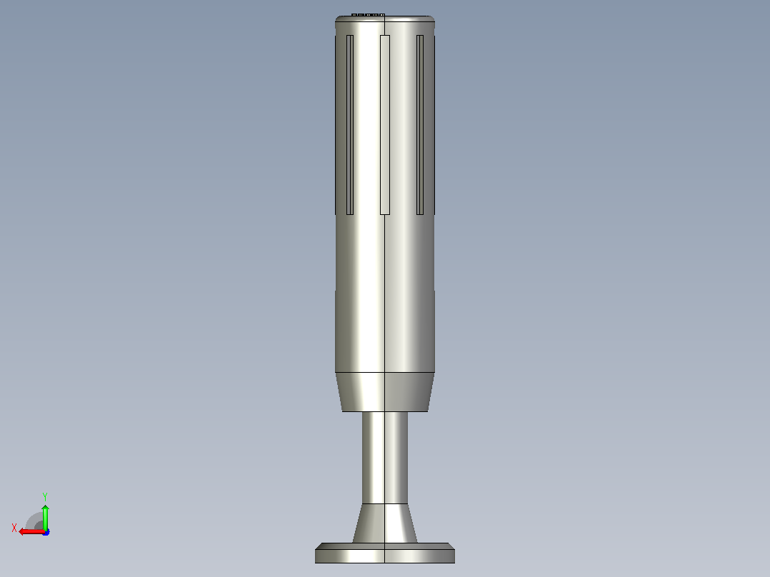 SMXZ50-275B-3-220三色灯报警指示灯蜂鸣后视图