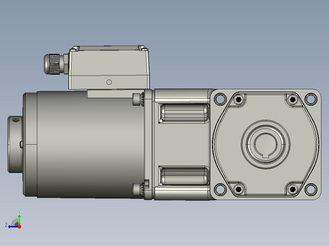 交流减速机5IK40RGU-CT(5GU3RC-180RC)新右视图