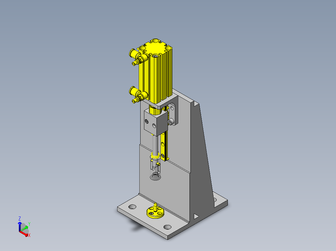 2段冲程正等轴测图
