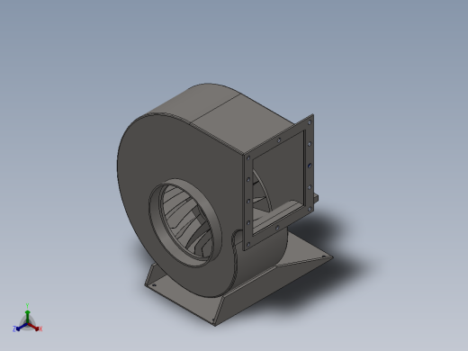 风机正等轴测缩略图