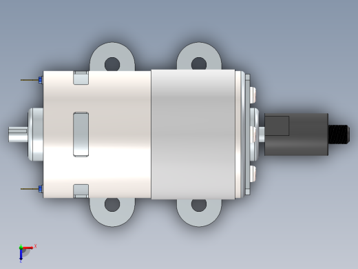 solidworks 775电机模型俯视缩略图