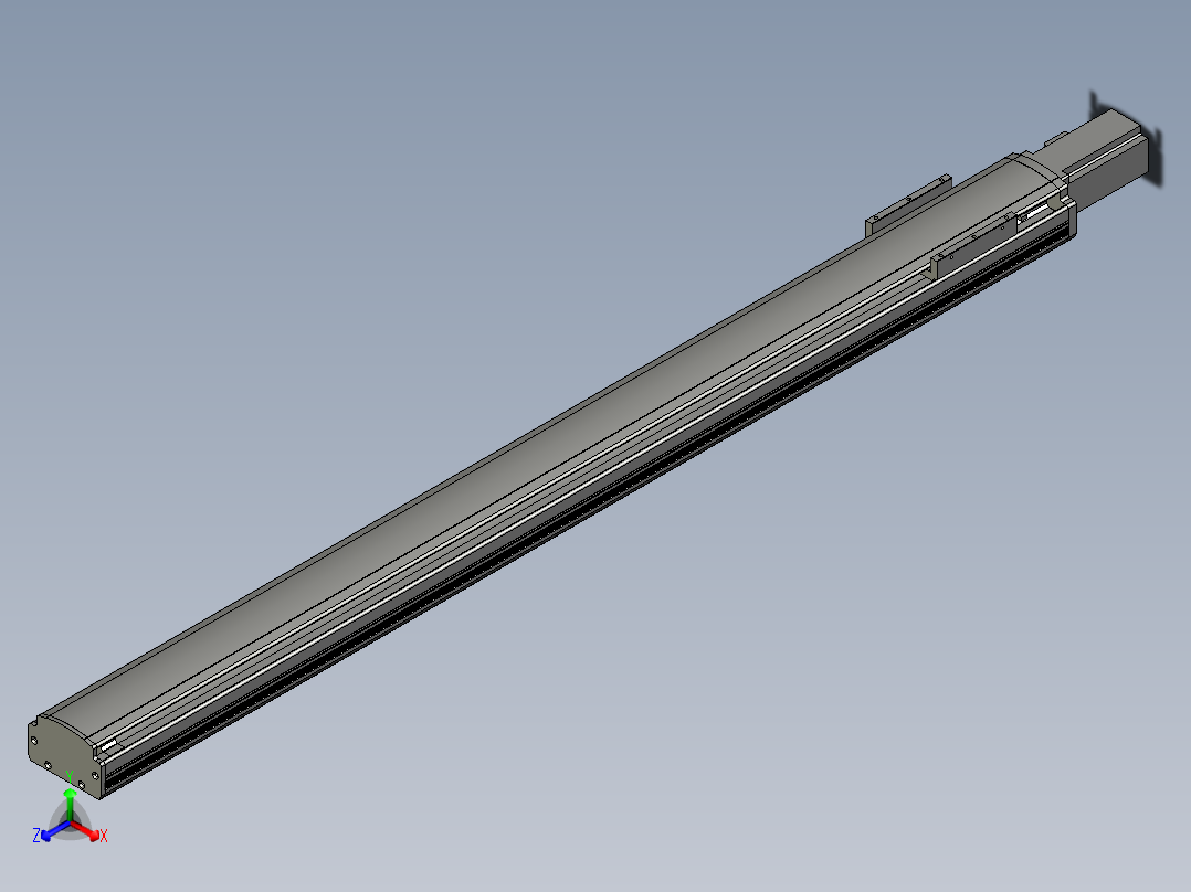 CCTL模组螺杆系列-TL100-BD正等轴测图