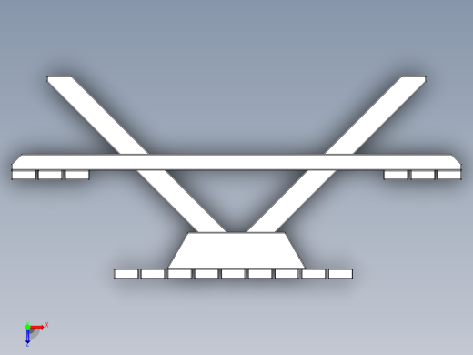 catia 公园长凳俯视缩略图