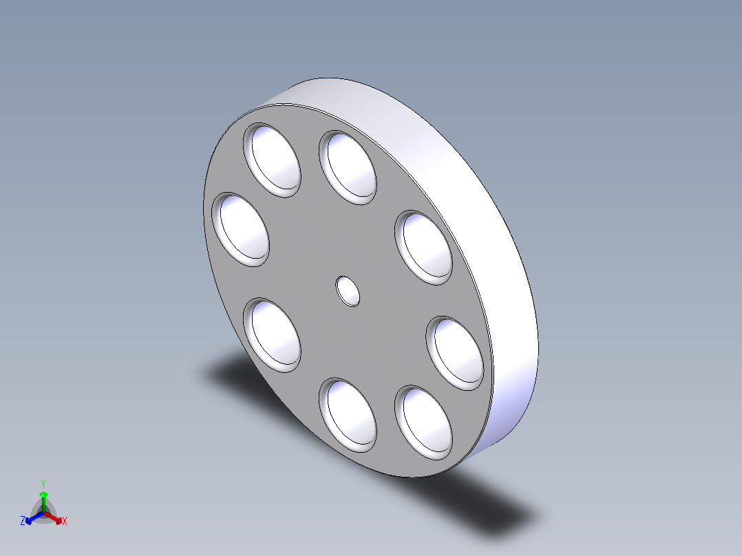 脉冲3D模型正等轴测图