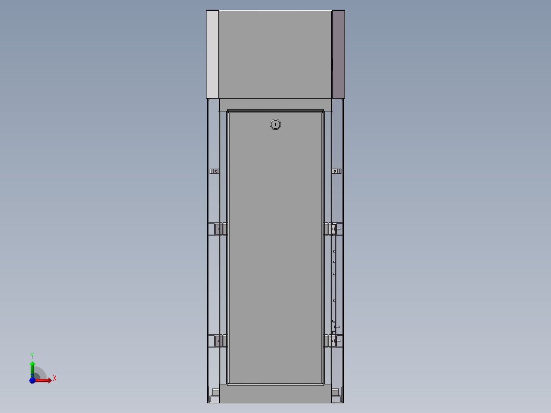 经典箱体（闸栏款）前视图