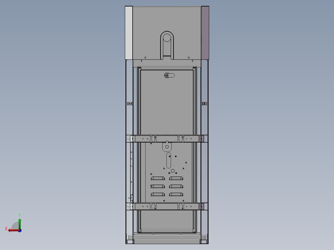 经典箱体（闸栏款）后视图