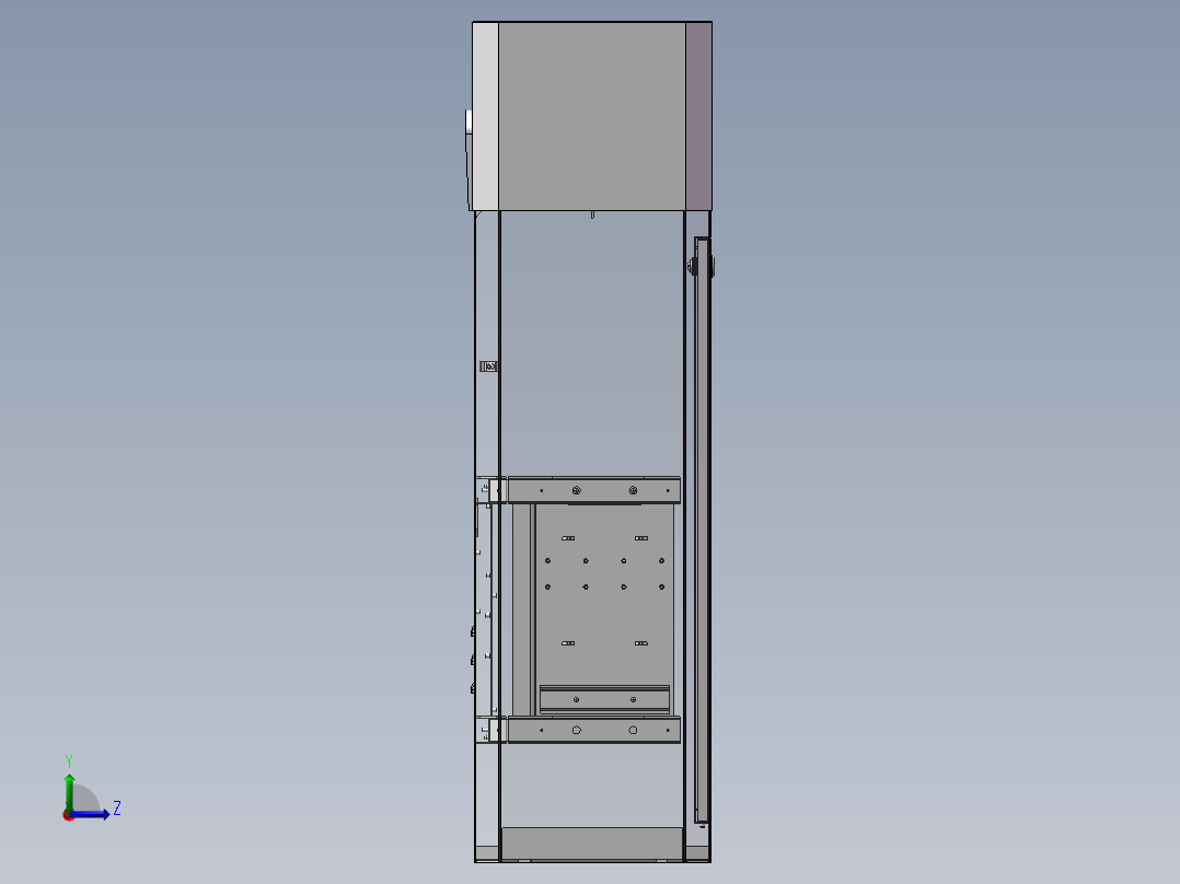 经典箱体（闸栏款）左视图