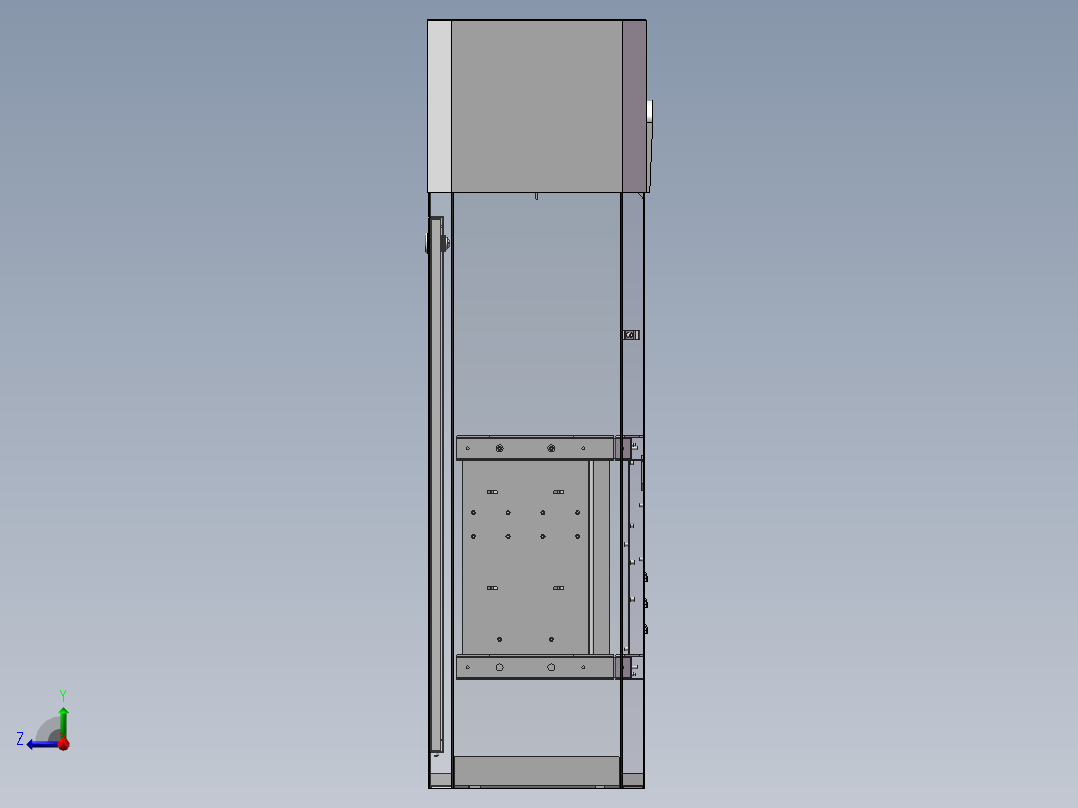经典箱体（闸栏款）右视图