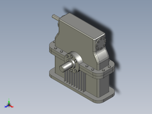 6_PROE蜗轮减速器