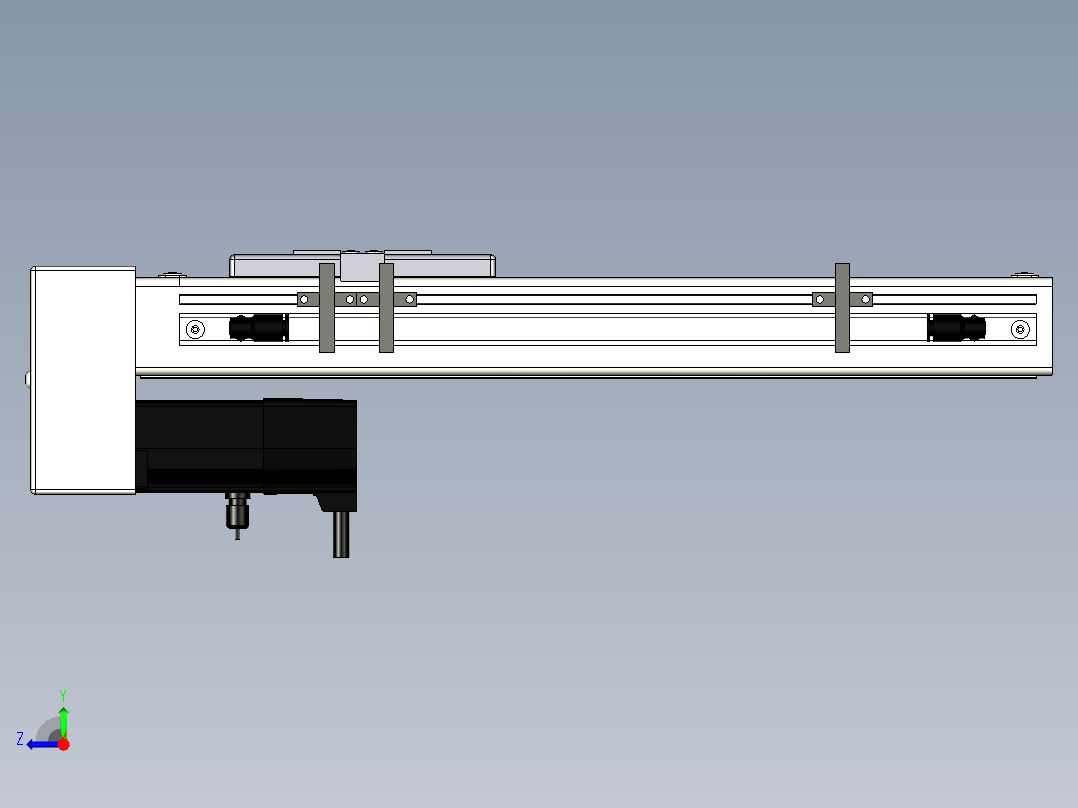 Toyo东佑达直线模组-ECH6-200-BM-M5右视图