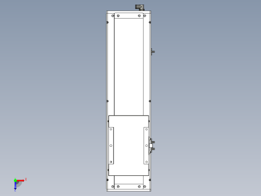 Toyo东佑达直线模组-ECH17-350-BM-400W俯视缩略图