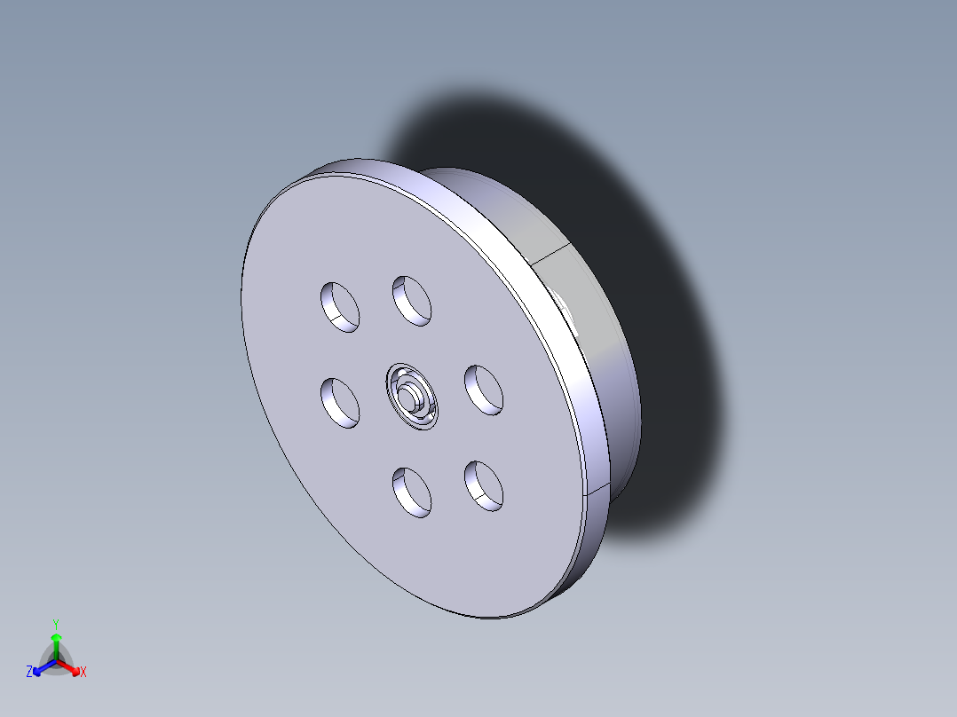 推式膜片弹簧离合器 (论文 3D CAD图纸）
