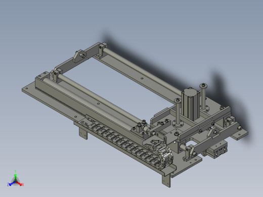 往返滑动机构模型