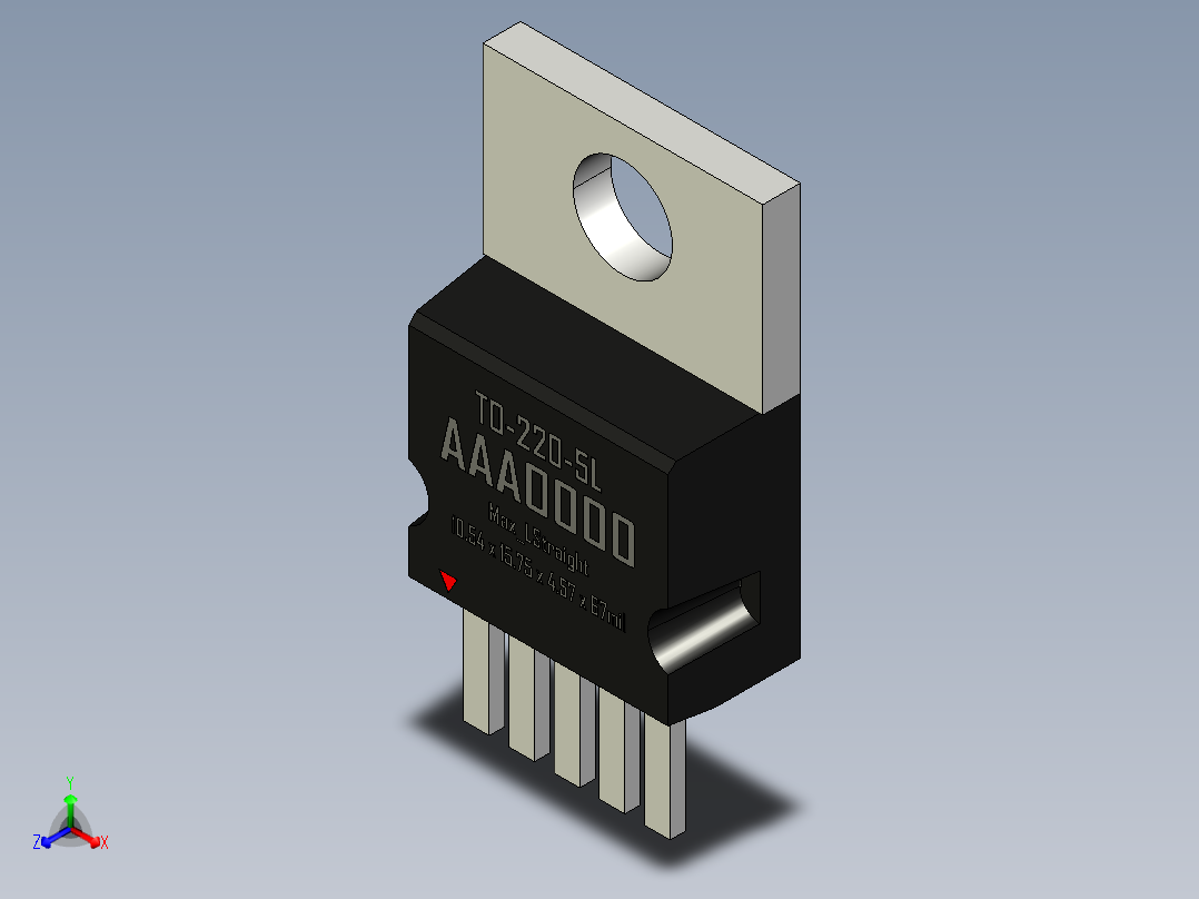 封装-TO-220-5L_Max_LStraight_rev1.0.rar主视图