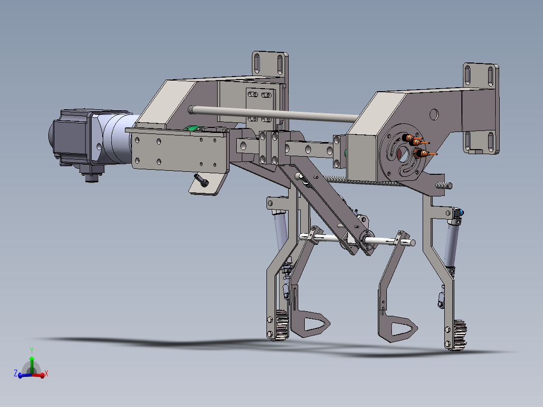 挑袋器3D数模图纸 Solidworks设计
