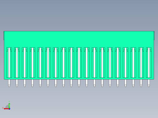 DEGSON 15EDG 系列 3.5mm 插拔式接线端子 FullPack-15EDGVH-3.5-38P-14-00AH后视缩略图